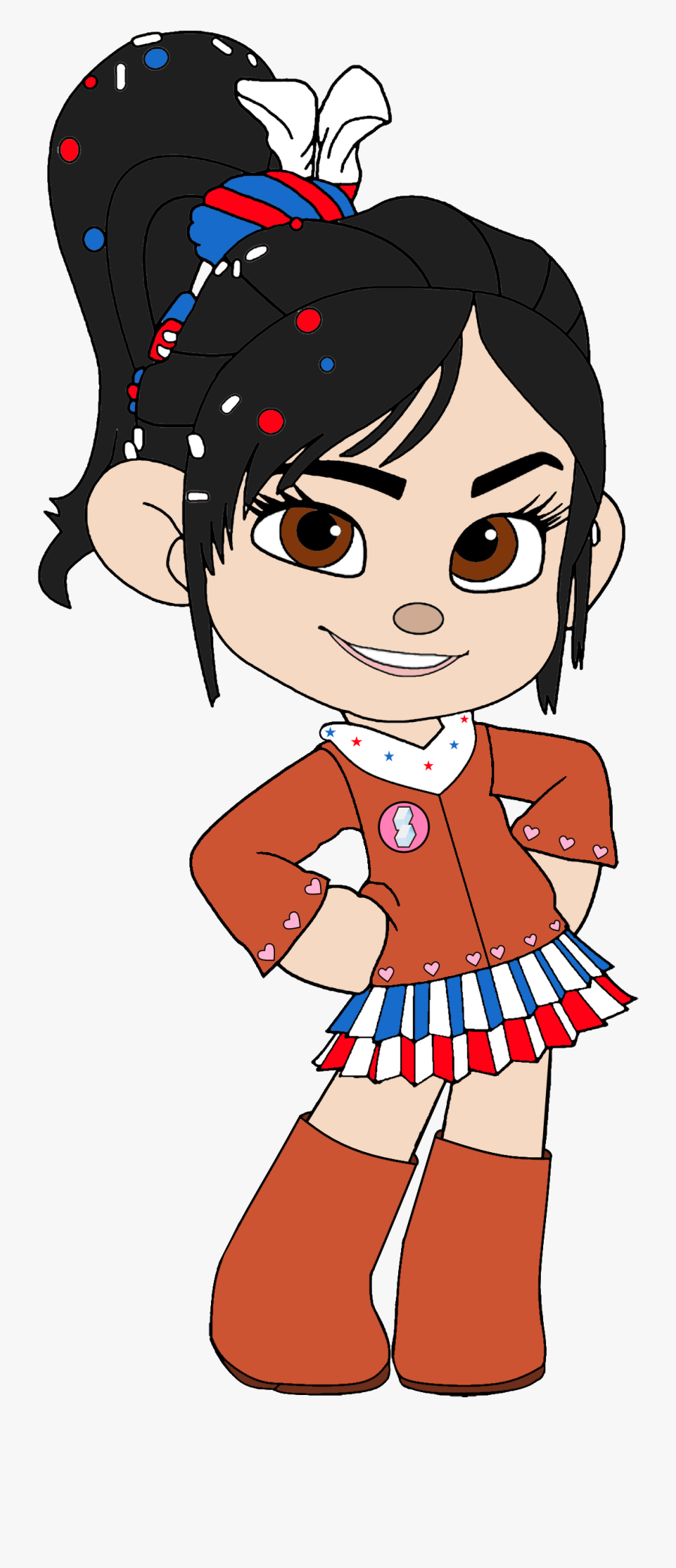 Vanellope As A Cowgirl - Vanellope Von Schweetz Clipart, Transparent Clipart