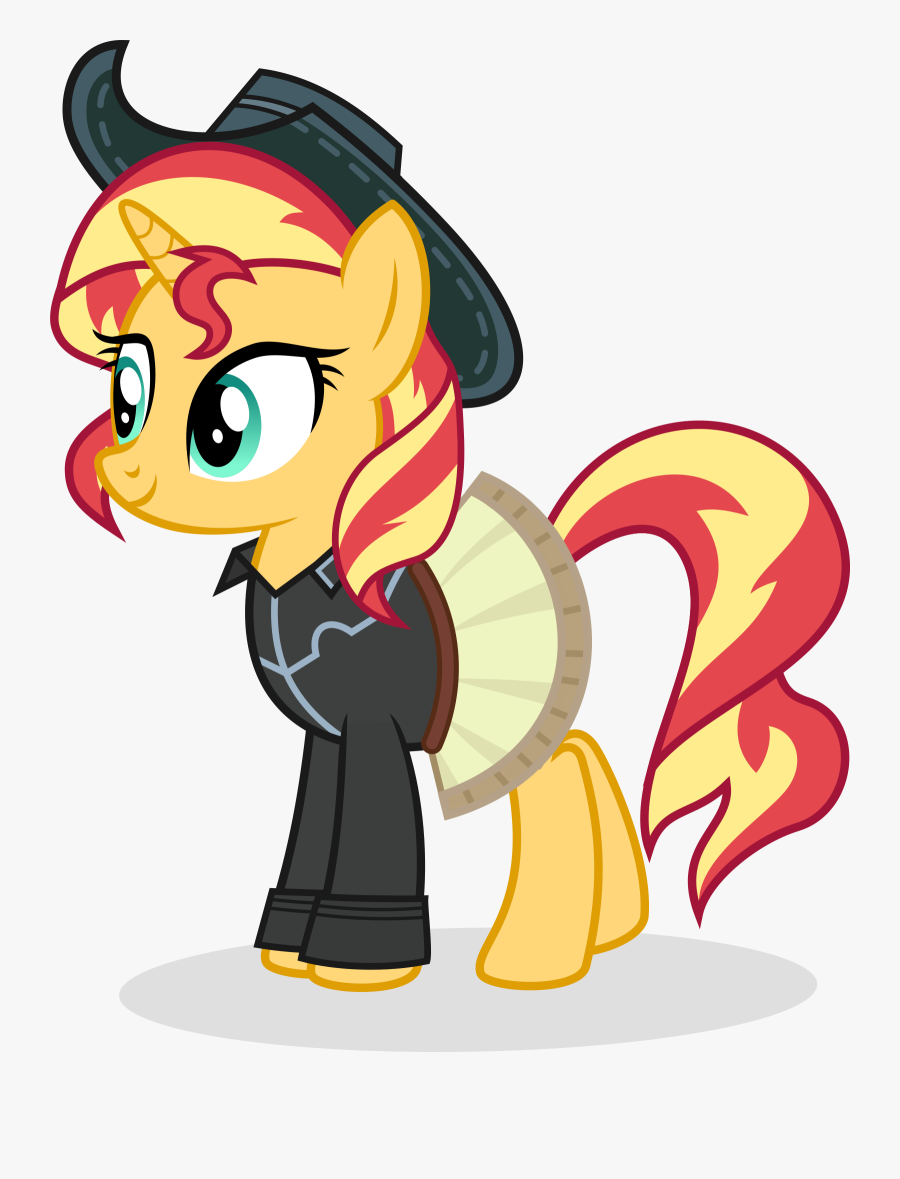 Cowgirl Shimmer By Punzil504 Cowgirl Shimmer By Punzil504 - My Little Pony Sunset Shimmer Cowgirl, Transparent Clipart