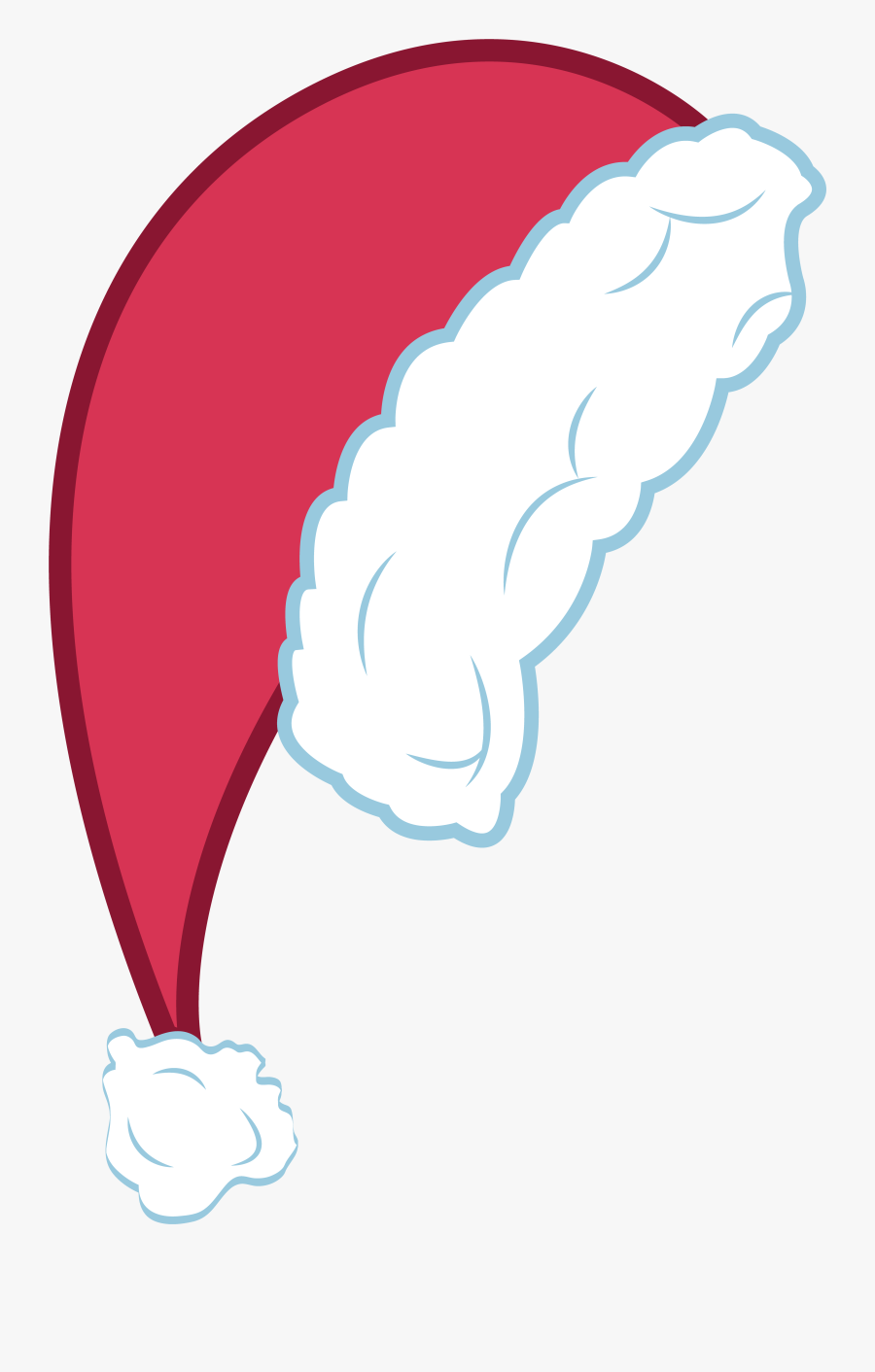 Christmas Santa Hat Art Clipart Transparentsanta Withoutackgroundsanta - Новогодние Пони, Transparent Clipart