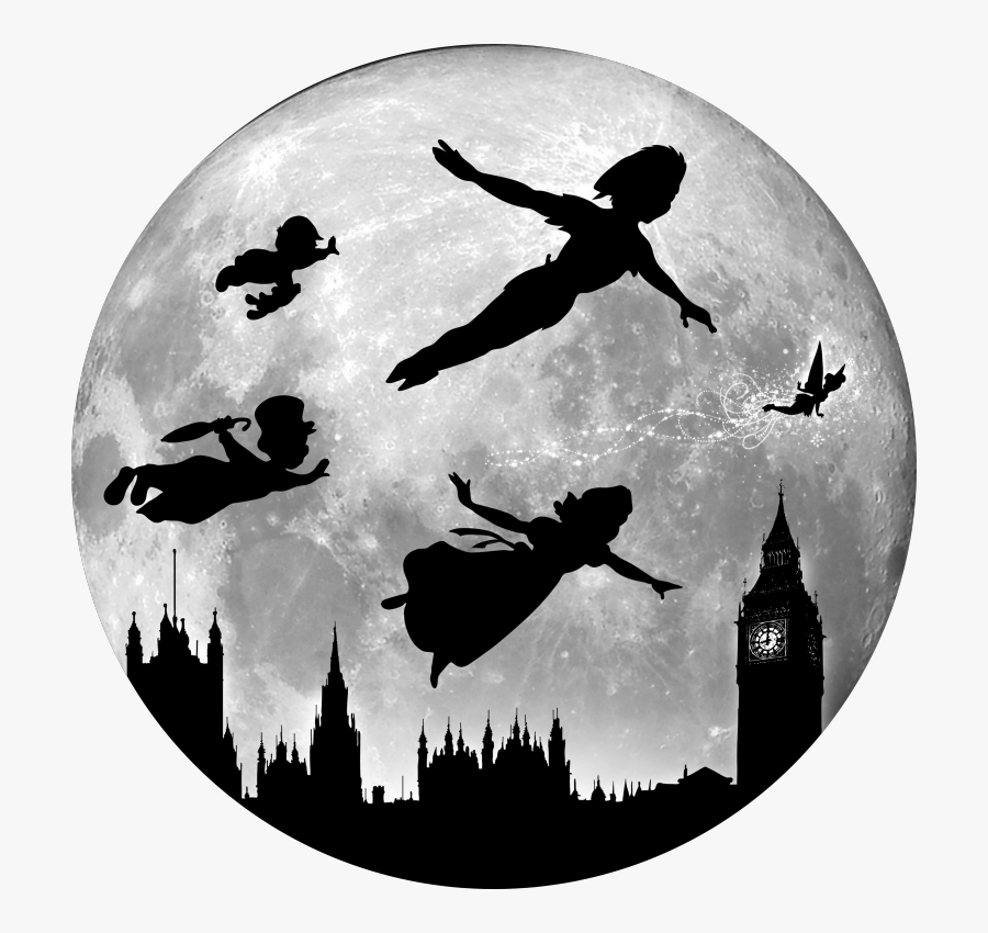 Transparent Peter Pan Clipart Silhouette - Im So Fly I Neverland, Transparent Clipart