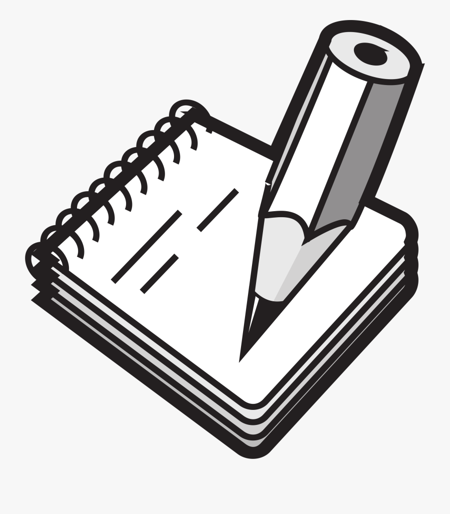 Notes Clipart Book - Taking Notes Clip Art, Transparent Clipart