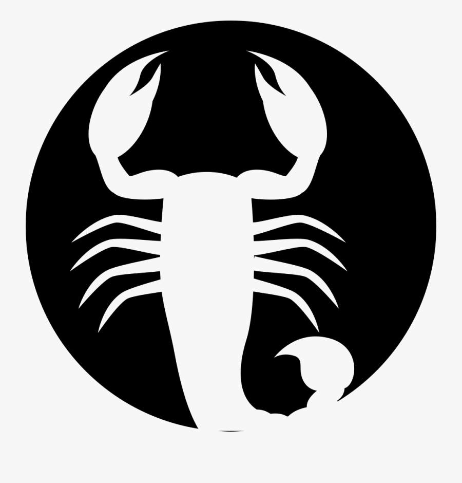 Lobster - Scorpio Logo White Png, Transparent Clipart