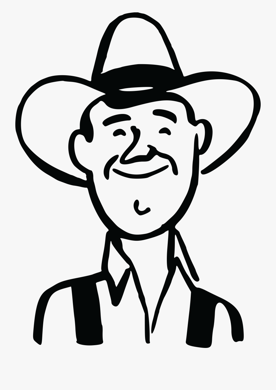 Farmer Clipart - Smiling Man Cartoon Png, Transparent Clipart