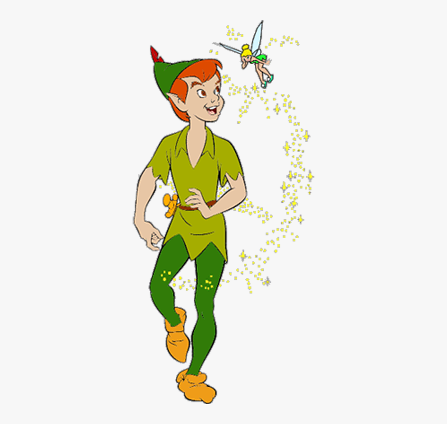 Peter Pan And Tinkerbell Clipart, Transparent Clipart