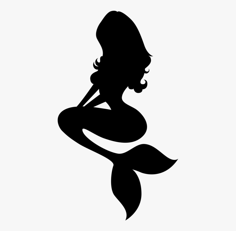 Mermaid Silhouette Peeter Paan Peter Pan - Cartoon Mermaid Silhouette Mermaid, Transparent Clipart