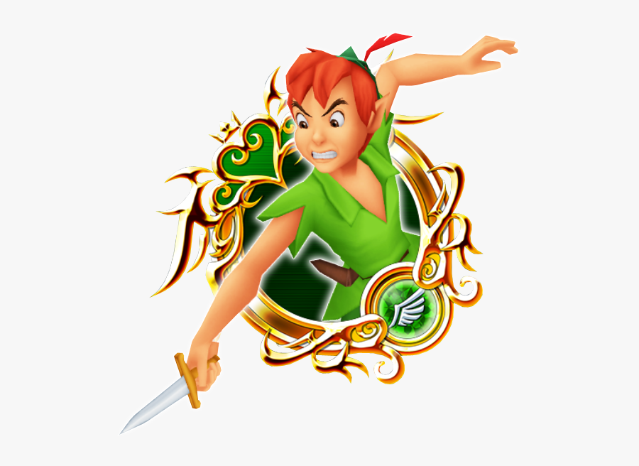Peter Pan Transparent Png - Kingdom Hearts Riku Medal, Transparent Clipart