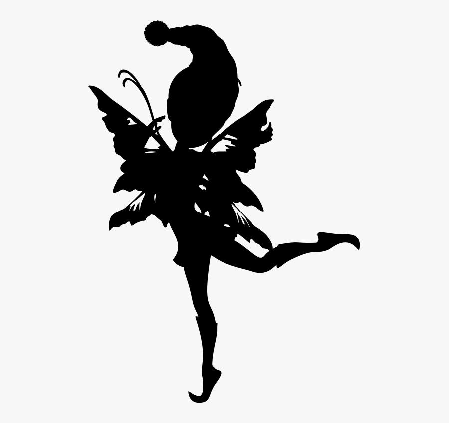 Photography - Black Fairy Clipart Silhouette, Transparent Clipart