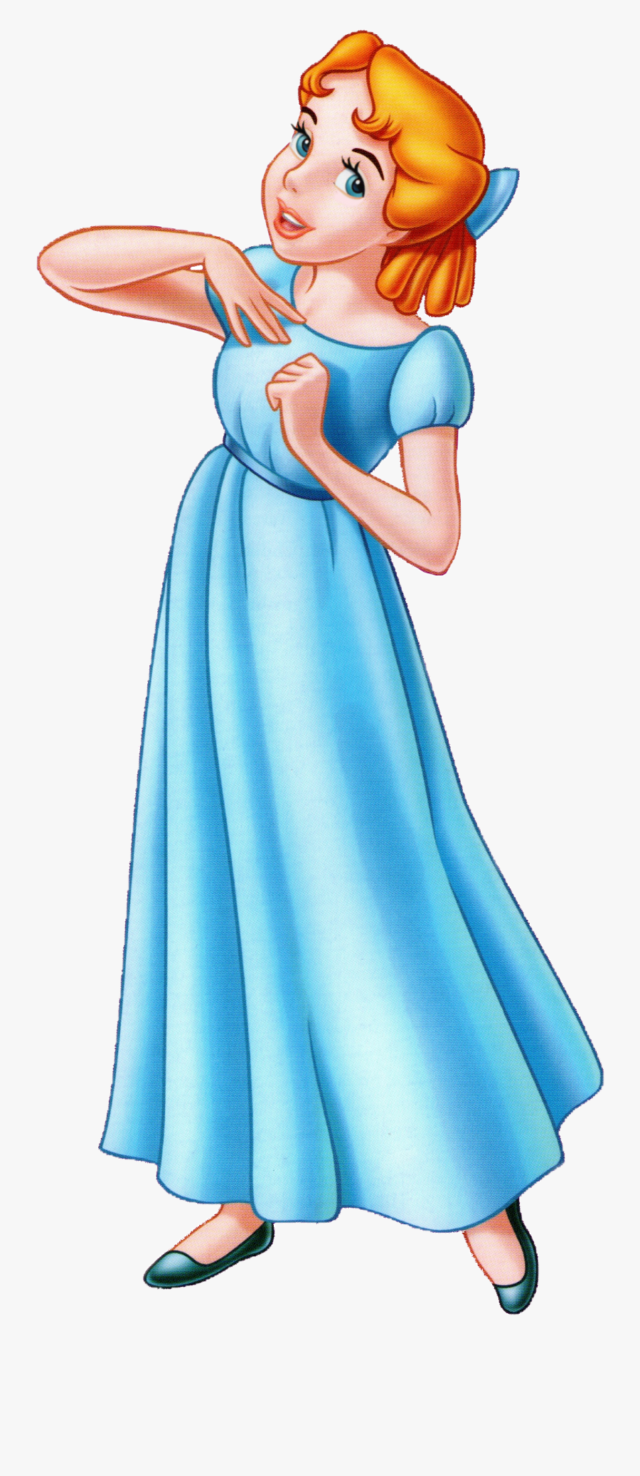 Clip Art Wendy Darling Disney Wiki - Peter Pan Characters Wendy, Transparent Clipart