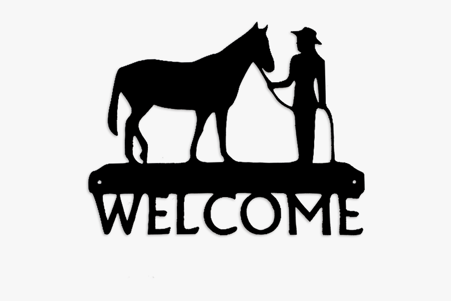 Clip Art Picture Of Cowgirl On Horse - John Deere Tractor Silhouette, Transparent Clipart