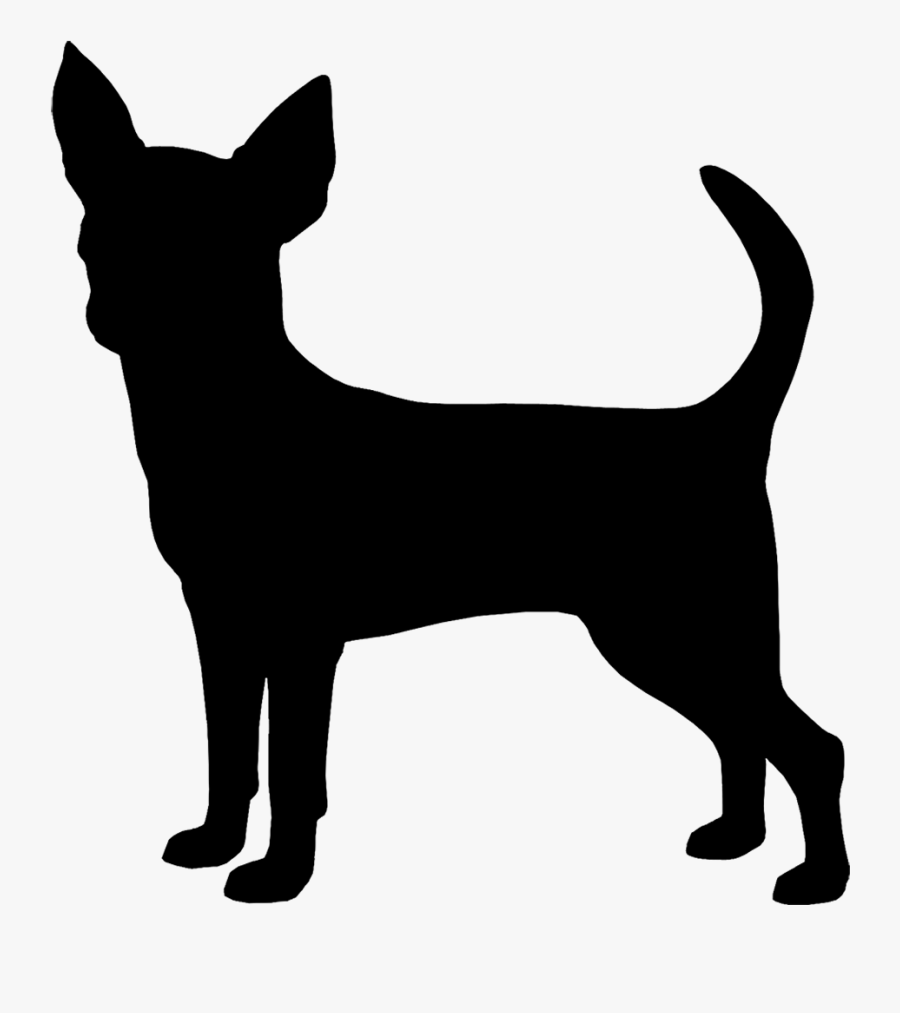 Transparent Dog Outline Png - Chihuahua Clip Art Black And White , Free T.....