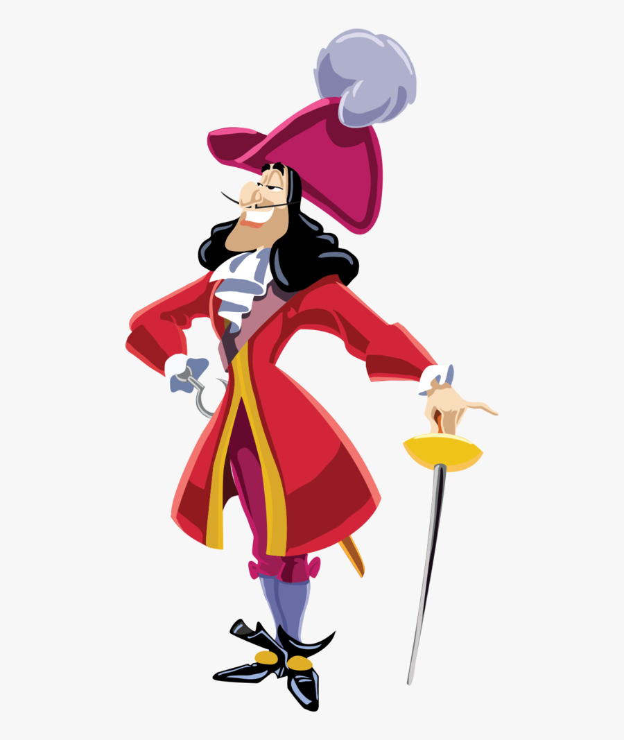 Disney Captain Hook Png - Captain Hook Disney Bound, Transparent Clipart
