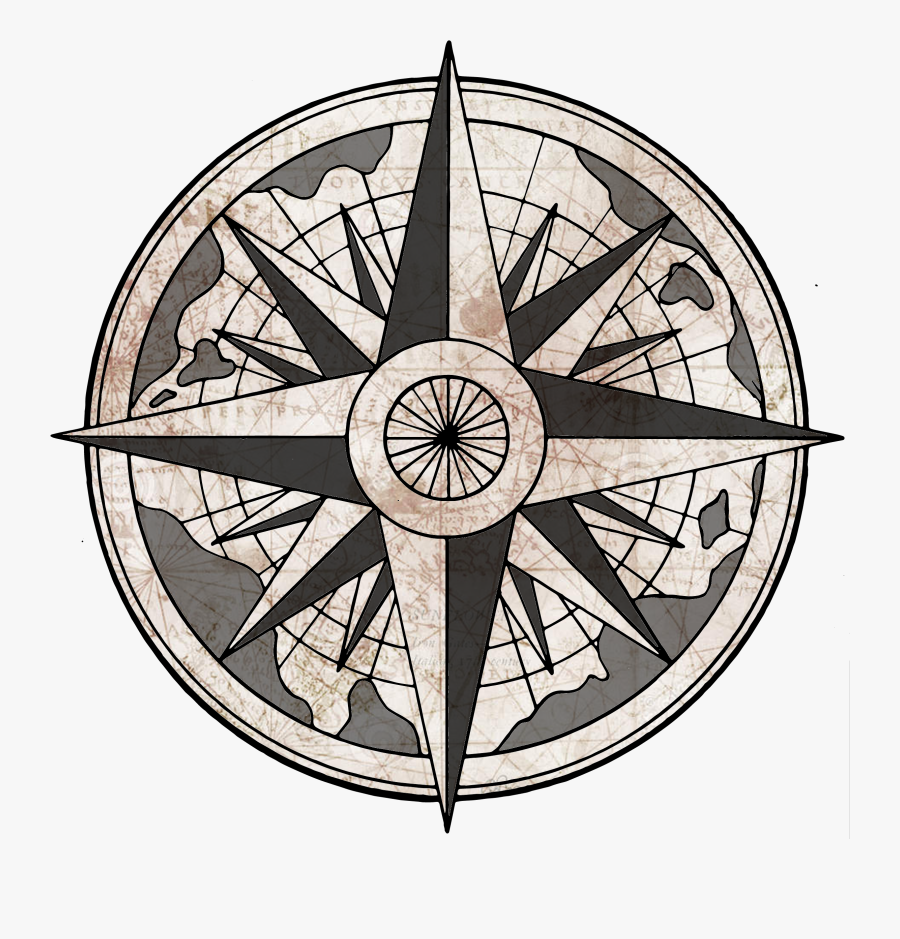Compass Rose Treasured Collections Au - Vintage Compass Rose Png, Transparent Clipart