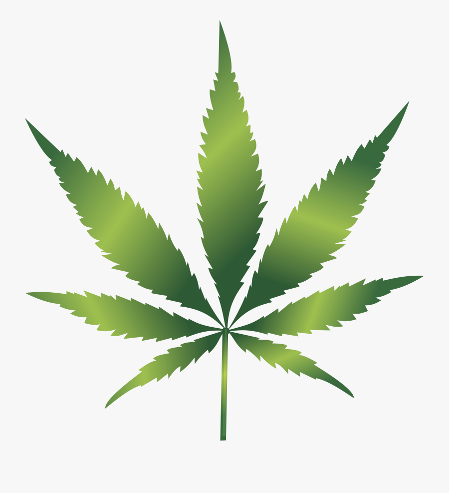 Weed Leaf, Clipart Cannabis Leaf - Cannabis Clipart, Transparent Clipart
