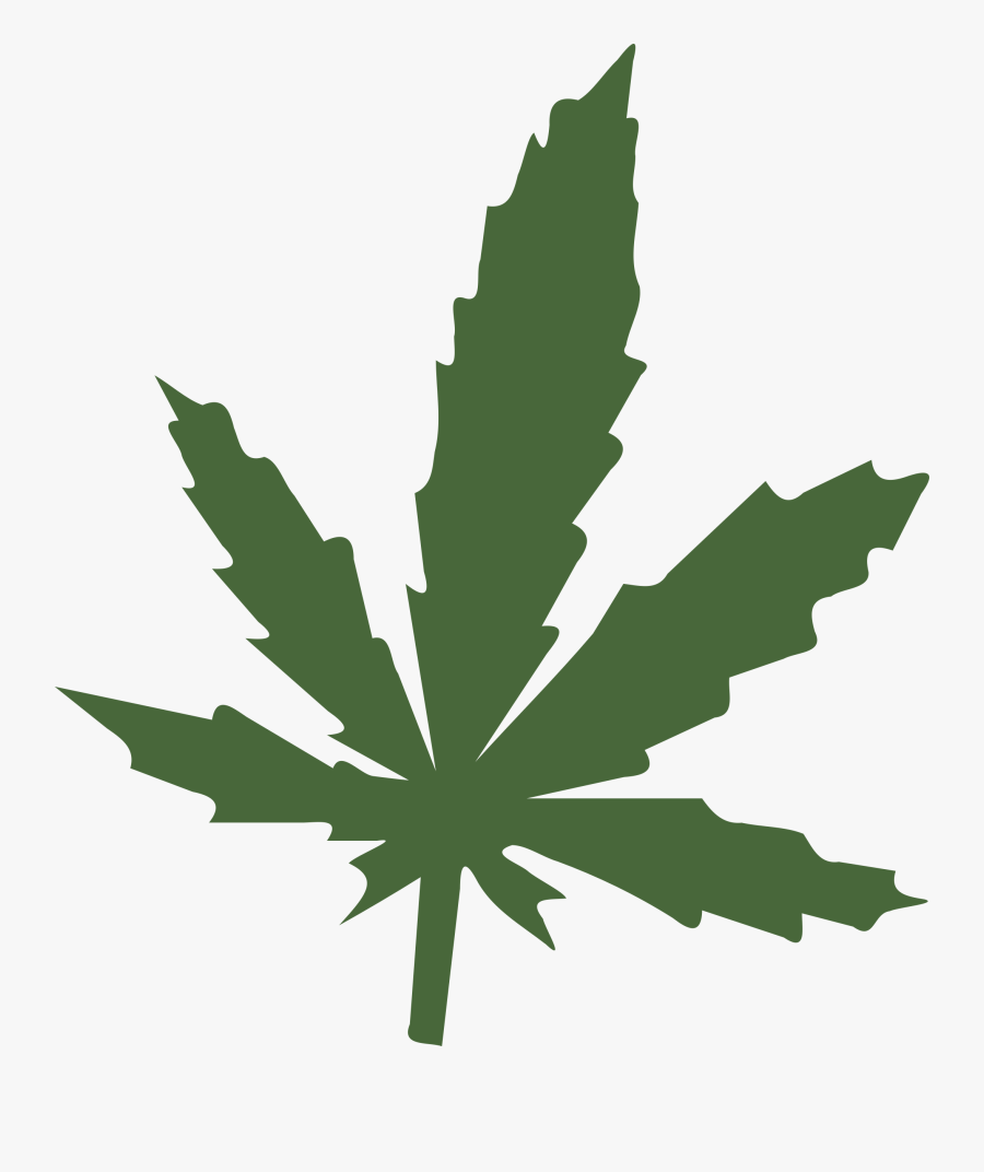 Clipart - The Leaf1 - Weed Leaf Png, Transparent Clipart