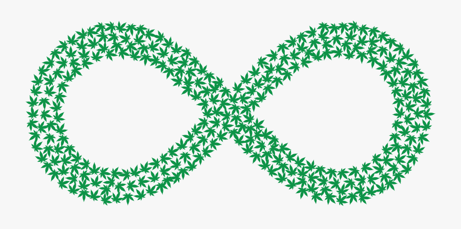 Infinite Marijuana Clip Arts - Dots In Concentric Circles, Transparent Clipart
