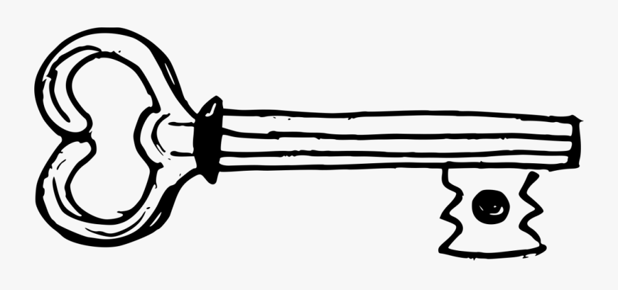 Heart Skeleton Key Clipart - Key Png Fancy, Transparent Clipart