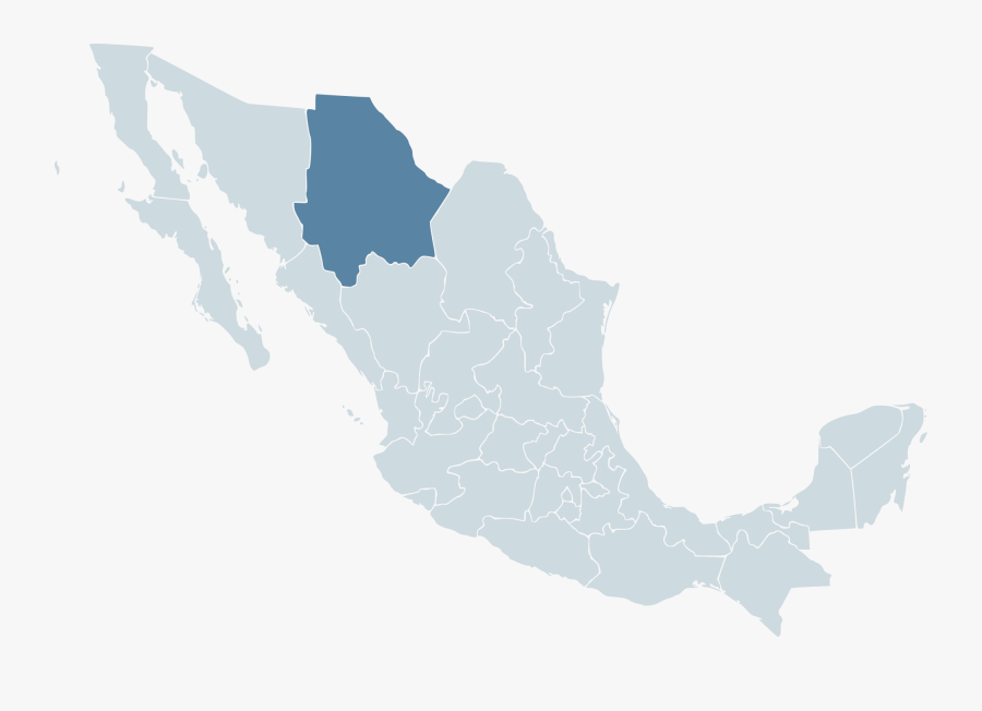 Chihuahua Mapa Png - Mexico Gdp Per Capita Map, Transparent Clipart