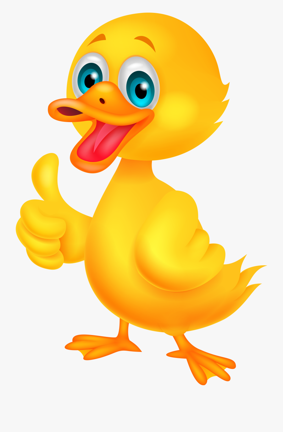 Little Duck Clip Art Image - Duck Cartoon Png, Transparent Clipart