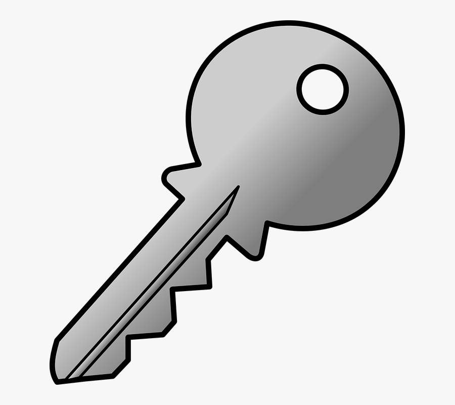 Keys Clipart Jpeg - Chave De Porta Em Desenho, Transparent Clipart