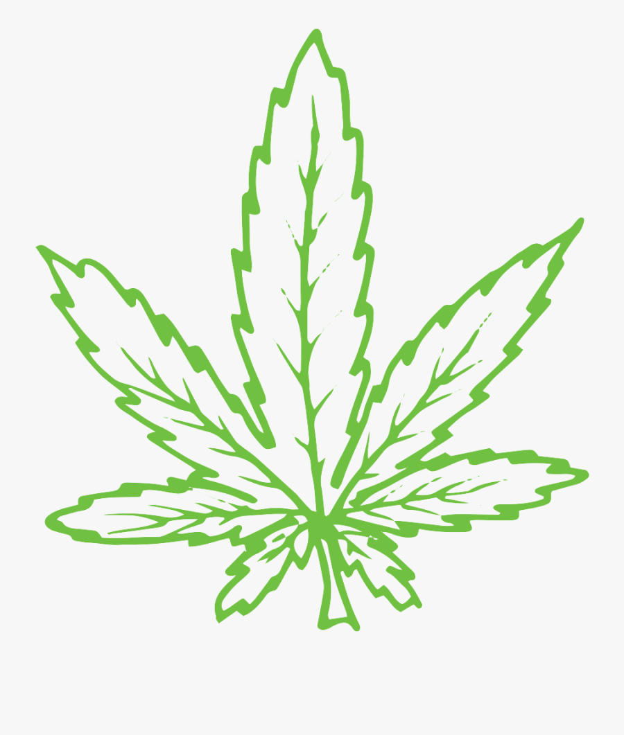 Clip Art Easy Pot Leaf Drawing Weed Leaf Drawing Free