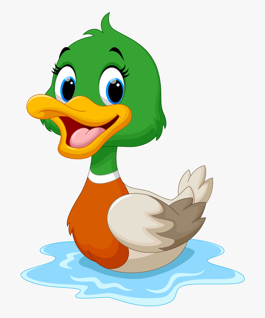Ducks Real Clip Arts - Duck In Water Clipart, Transparent Clipart