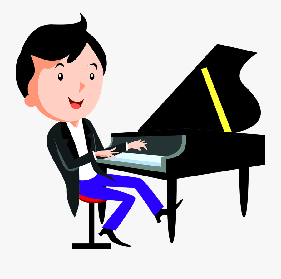 Cartoon Network Drawing Play - Play The Piano Drawing, Transparent Clipart