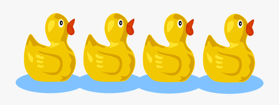 Duckling Clipart Duck Beak - Ducks On Pond Clipart, Transparent Clipart