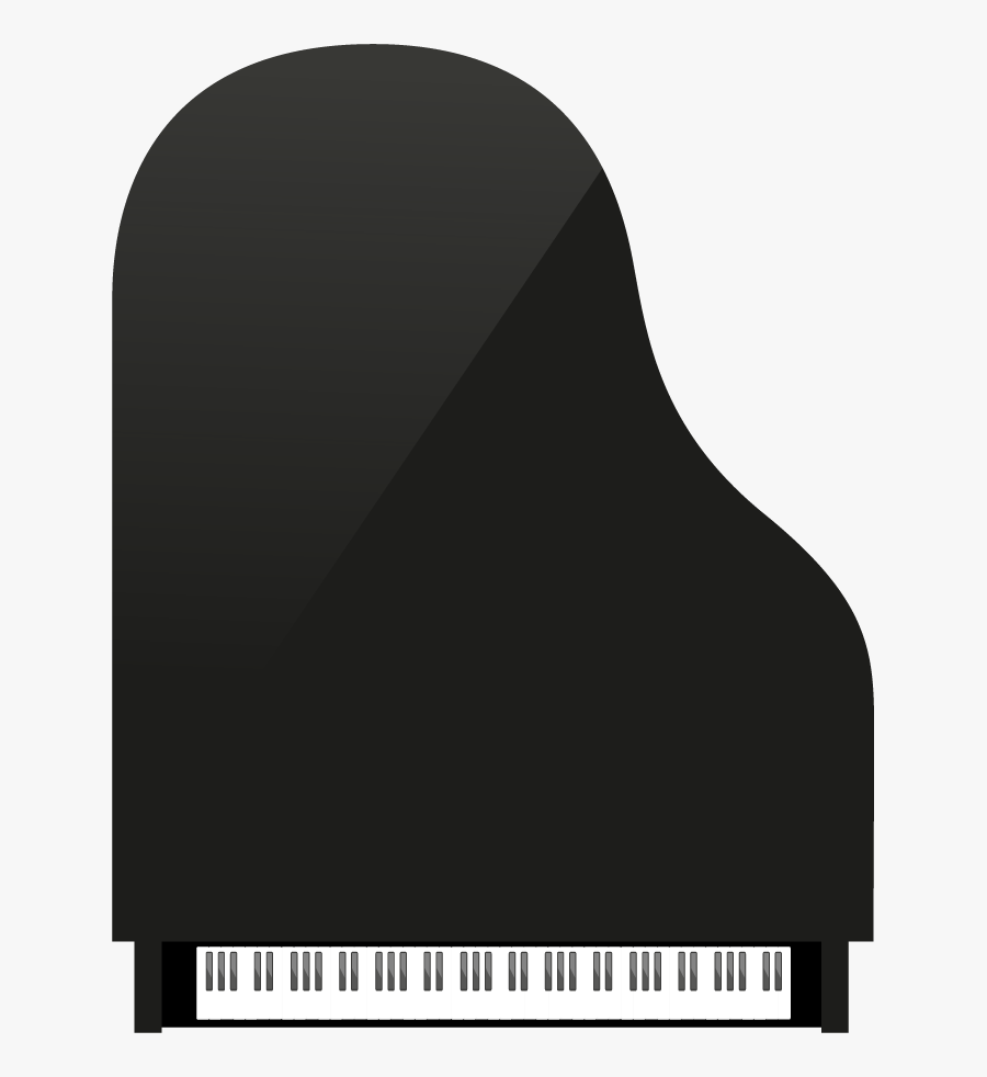 Piano Clipart Png Transparent Image - Piano In Plan View, Transparent Clipart