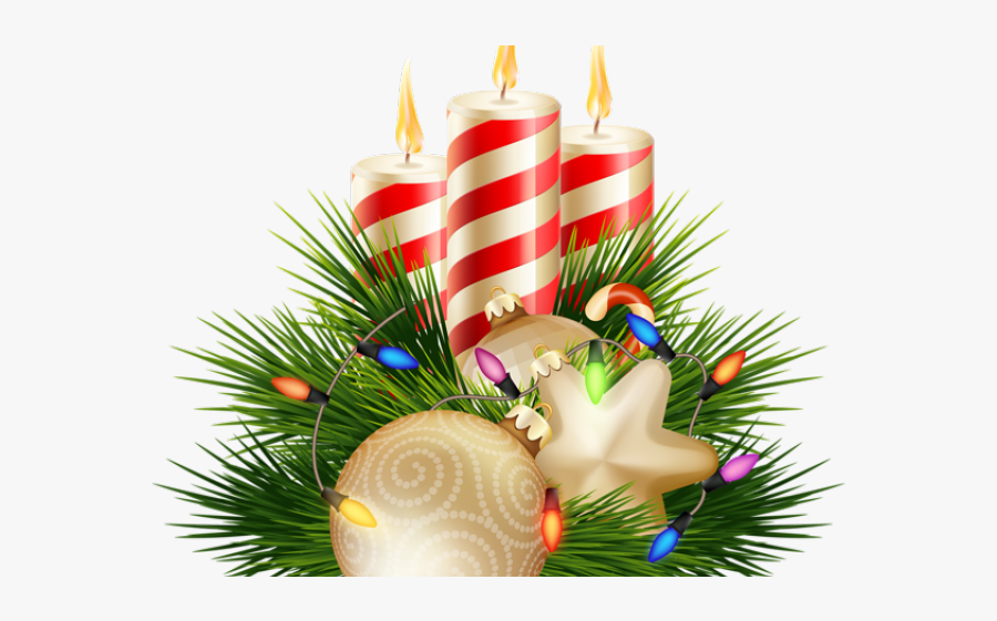 Christmas Candles Clipart - Primer Domingo De Adviento 2017, Transparent Clipart