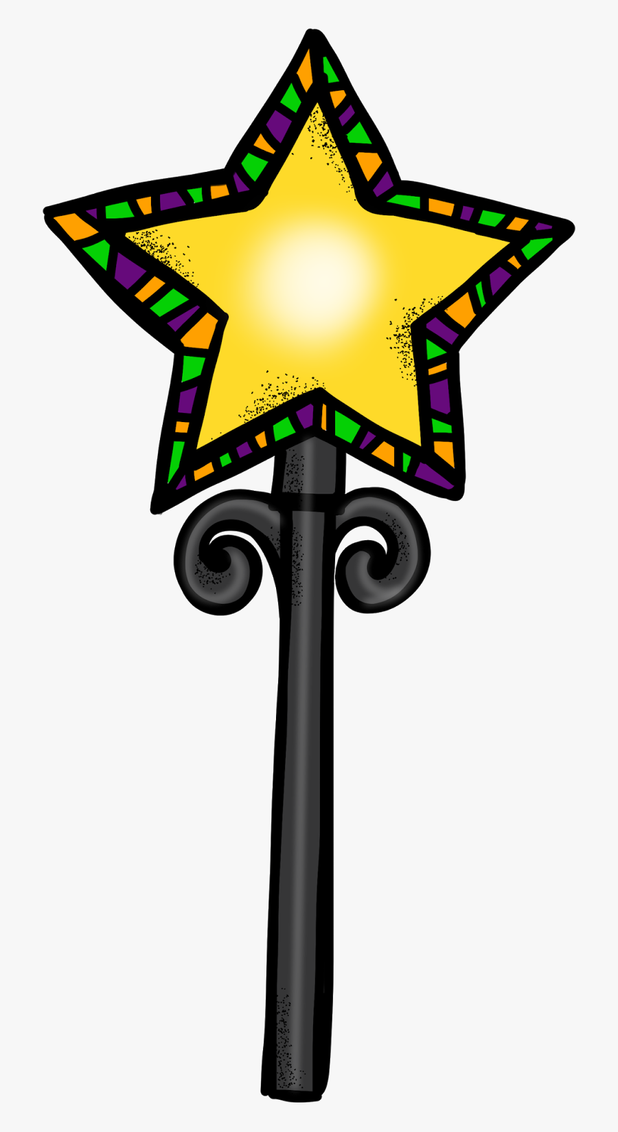 Filling Star, Transparent Clipart
