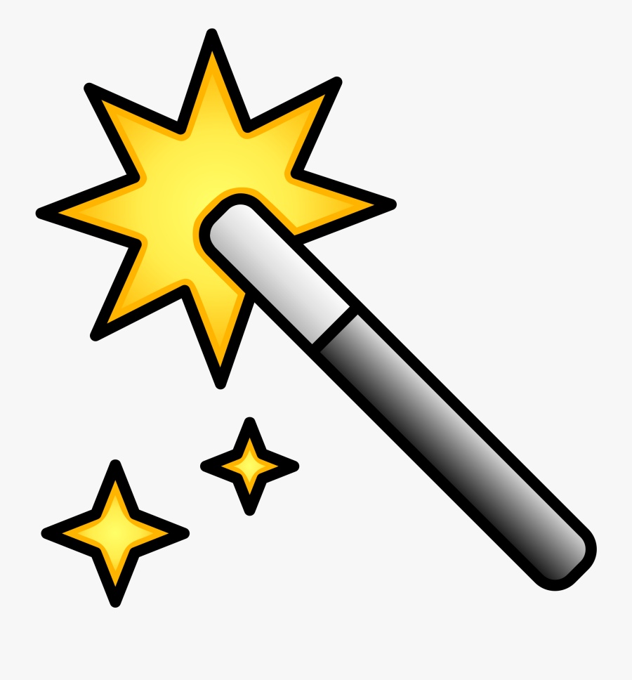 Magic Wand Icon 229981 Color Flipped - Transparent Background White Stars Clipart, Transparent Clipart