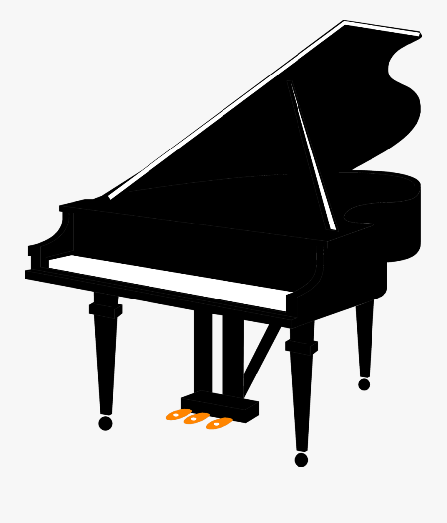 Clip Art Grand Piano Clip Art - Piano Clipart, Transparent Clipart