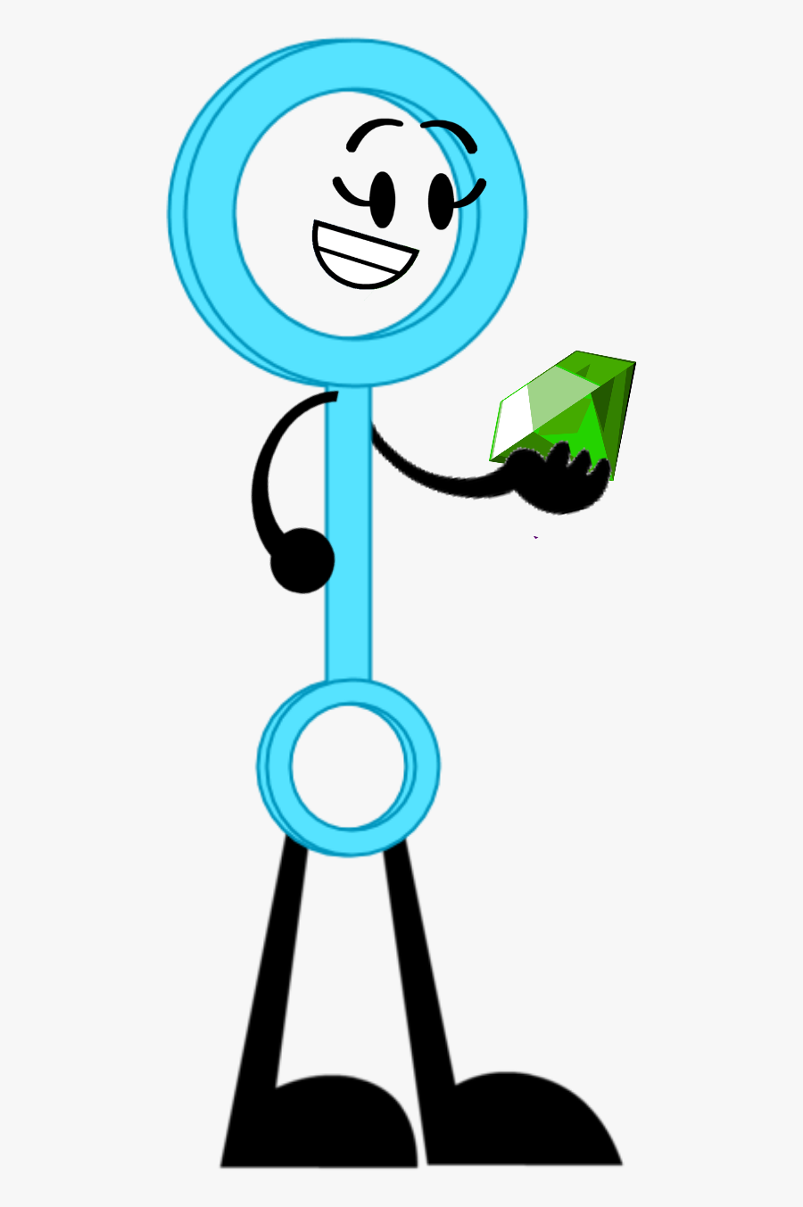 Bubble Wand With Chaos Emerald, Transparent Clipart