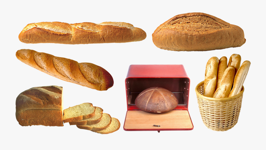 Transparent Bread Loaf Clipart - French Baguette, Transparent Clipart