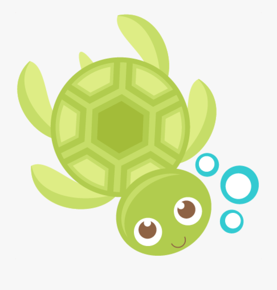 Transparent Baby Shower Turtle Clipart - Cute Sea Turtle Clipart, Transparent Clipart