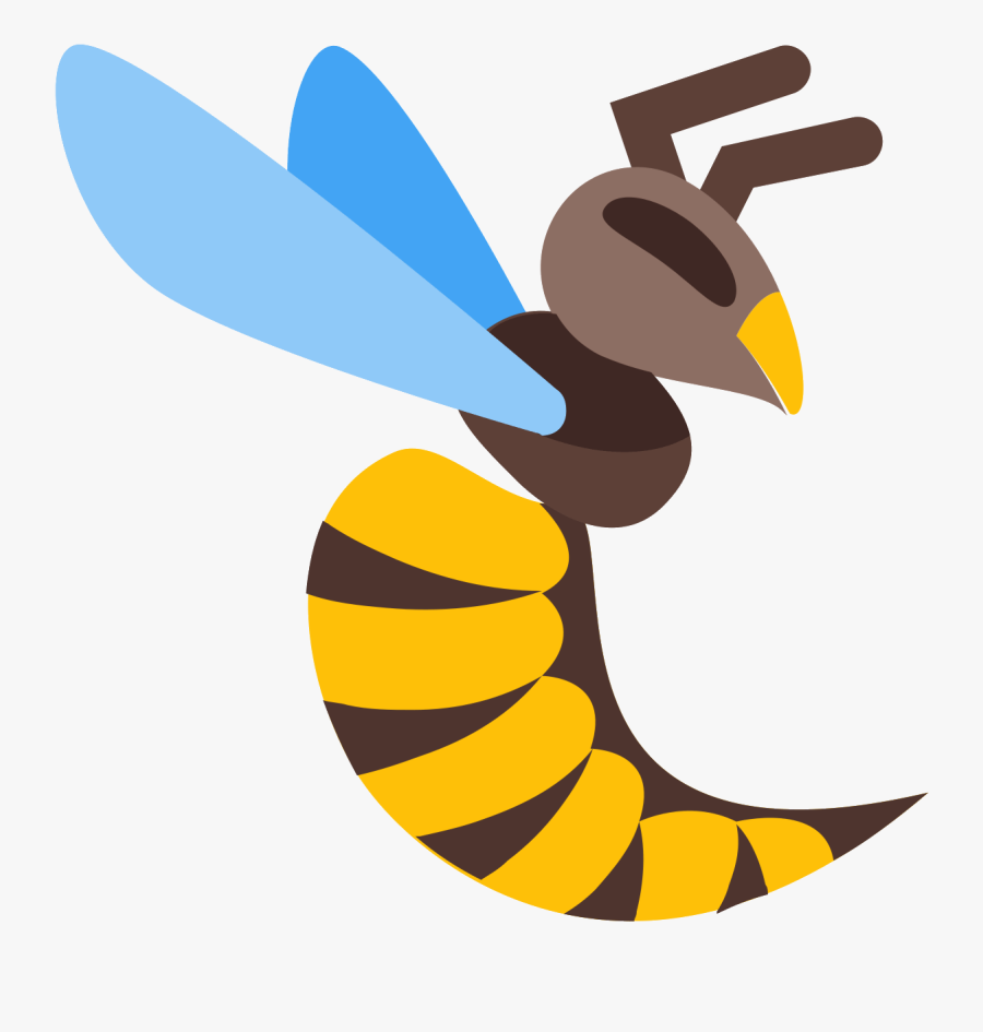 Transparent Hornet Png - Honey Bee Color, Transparent Clipart
