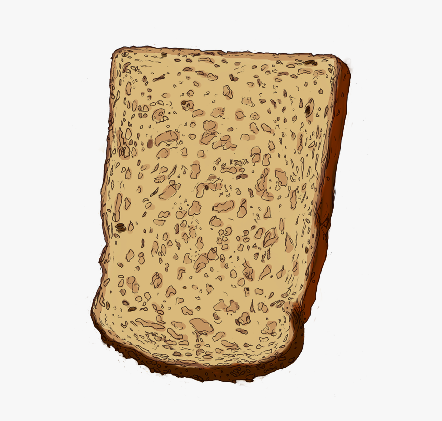 Clip Art How To Draw Bread - Bread Drawing, Transparent Clipart