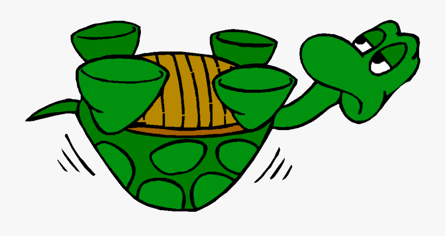 Upside Down Turtle Clipart Turtle Clip Art - Turtle Up Side Down Cartoon, Transparent Clipart