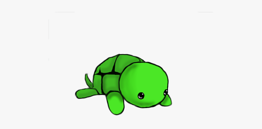 Cute Drawings Of Turtles - Turtle Drawing Easy Cute, Transparent Clipart