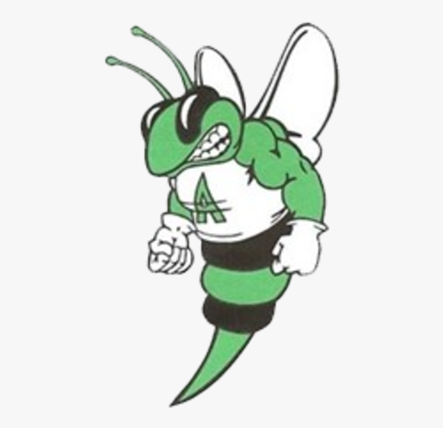 Transparent Hornet Clipart Black And White - Azle Hornets Logo, Transparent Clipart