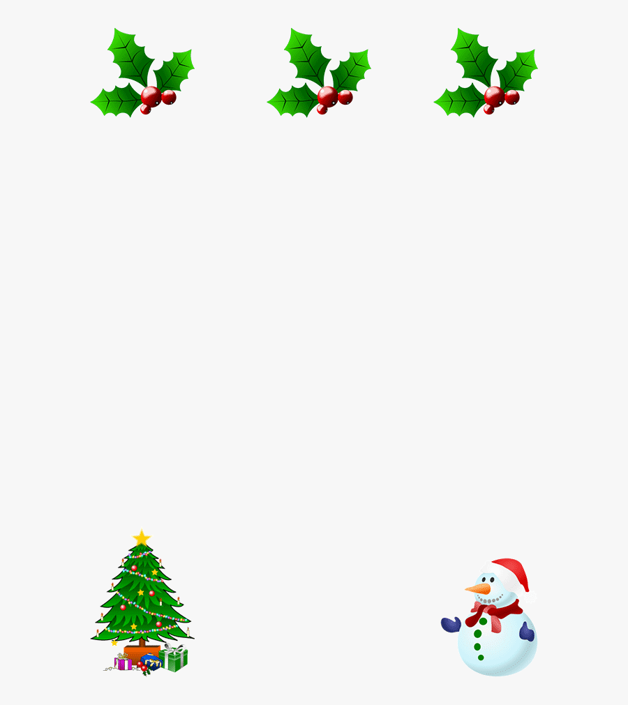 Free Christmas Borders - Christmas Borders Gif, Transparent Clipart