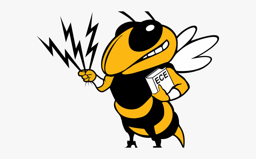 Transparent Hornet Clipart - Georgia Tech Yellow Jackets Logo, Transparent Clipart