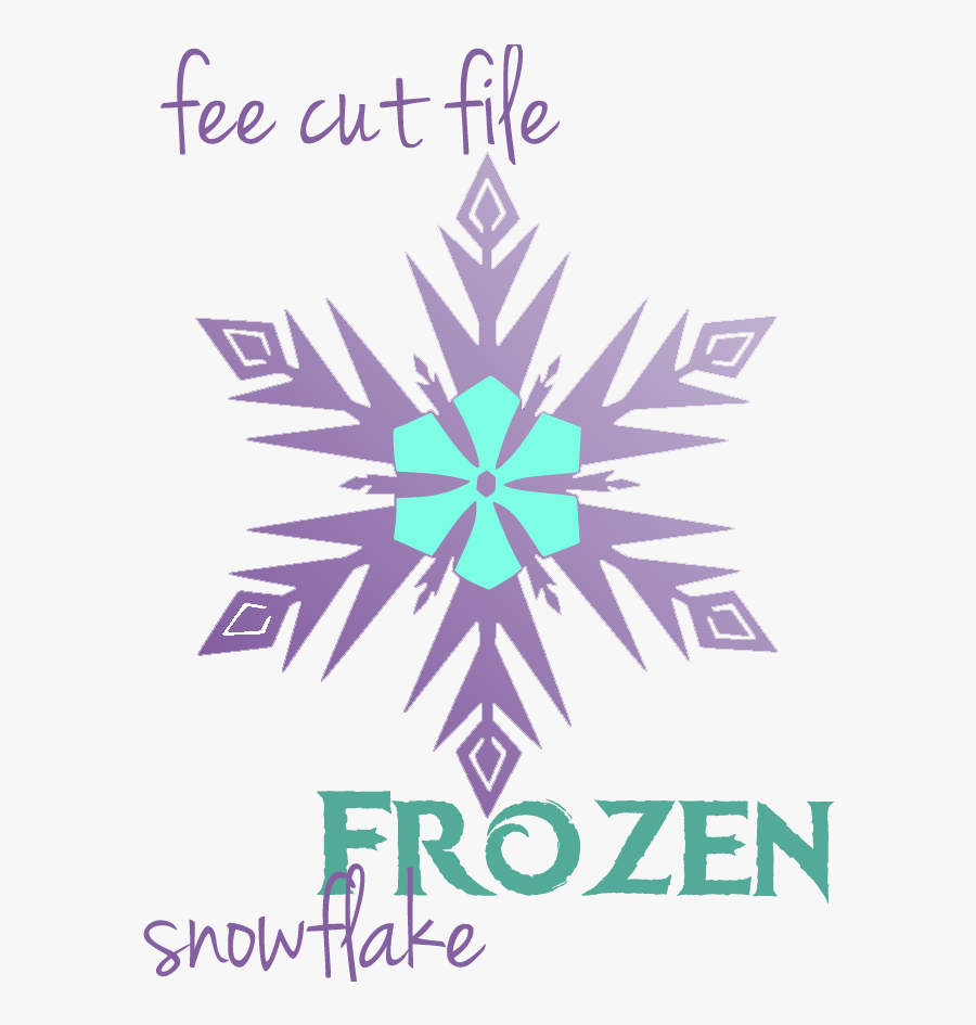 Download Transparent Snowflake Clipart - Frozen Snowflake Svg Free ...