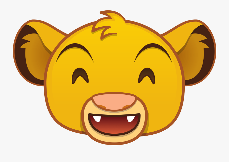 Lion King Grin Emoji - Disney Emoji Lion King, Transparent Clipart