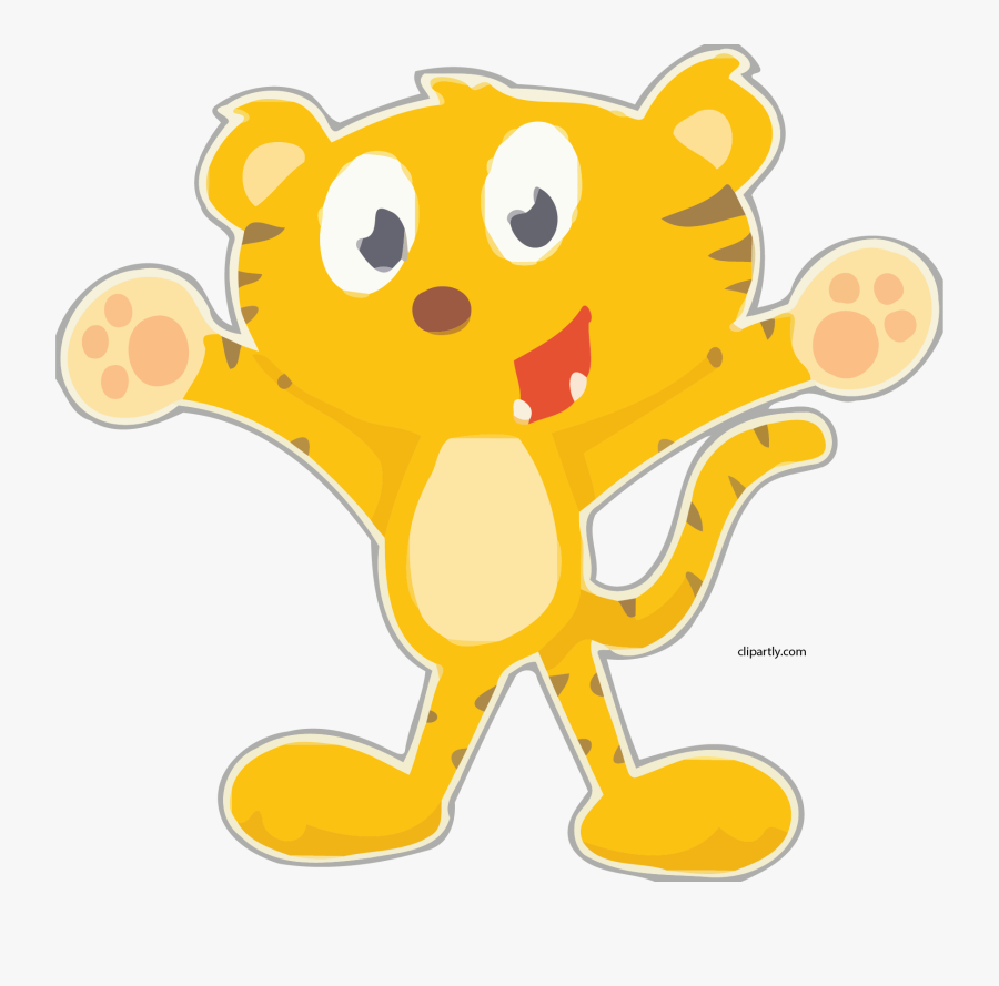 New Tiger Cartoon Png, Transparent Clipart