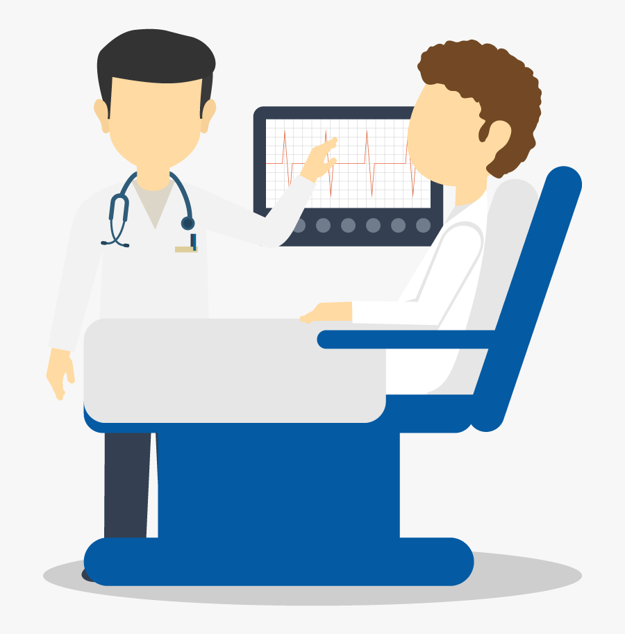 Clip Art How It Works Healthcare - Doctor With Patient Clipart, Transparent Clipart