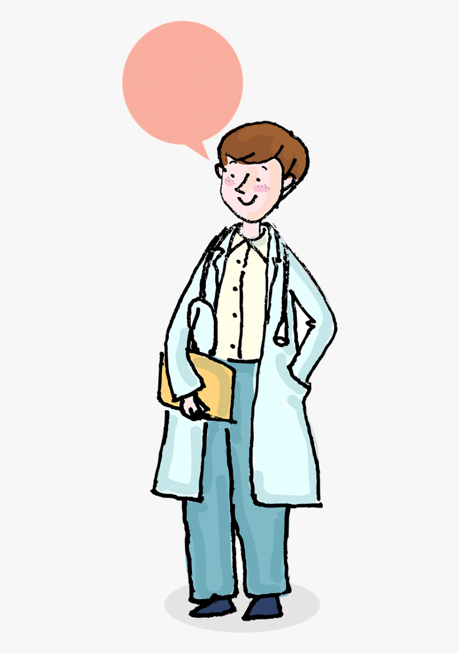 Chronic Bronchitis & Chronic Cough - รูป หมอ การ์ตูน วาด ง่ายๆ, Transparent Clipart
