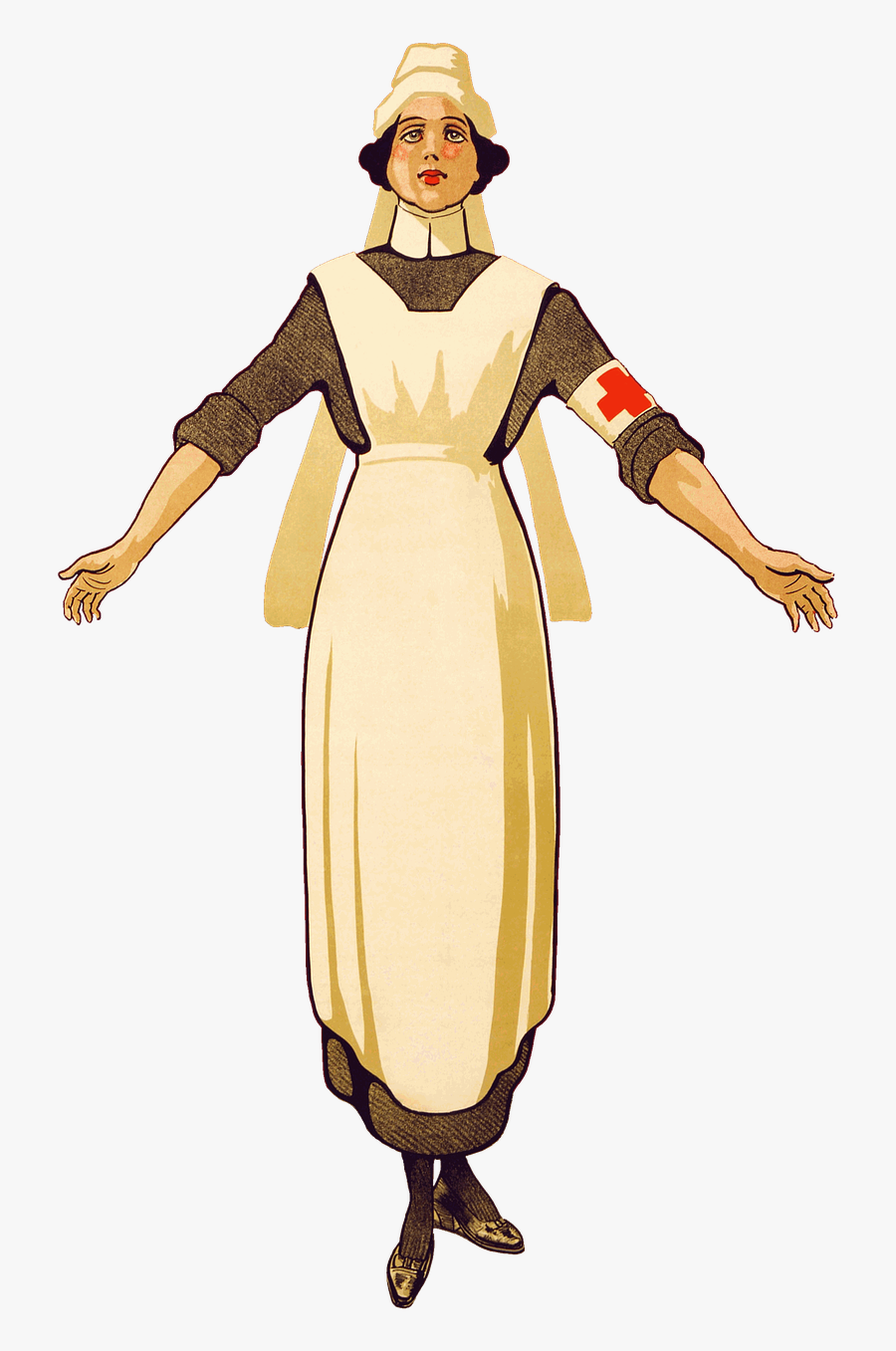 Patient Clipart War Nurse - World War 1 Nurse Png, Transparent Clipart