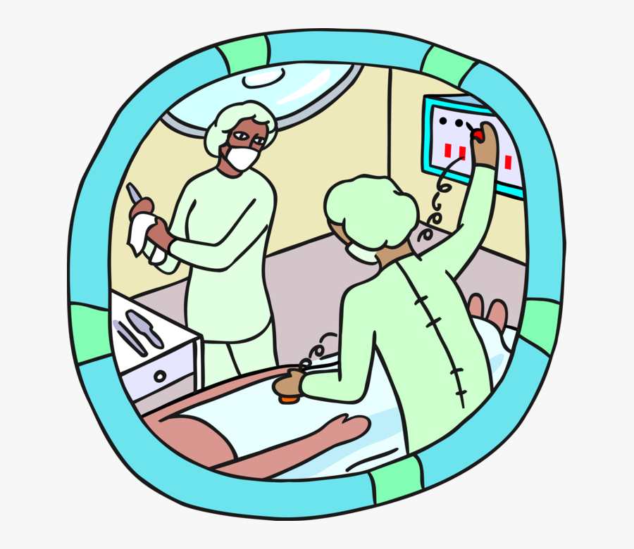 Vector Illustration Of Patient With Health Care Professional, Transparent Clipart