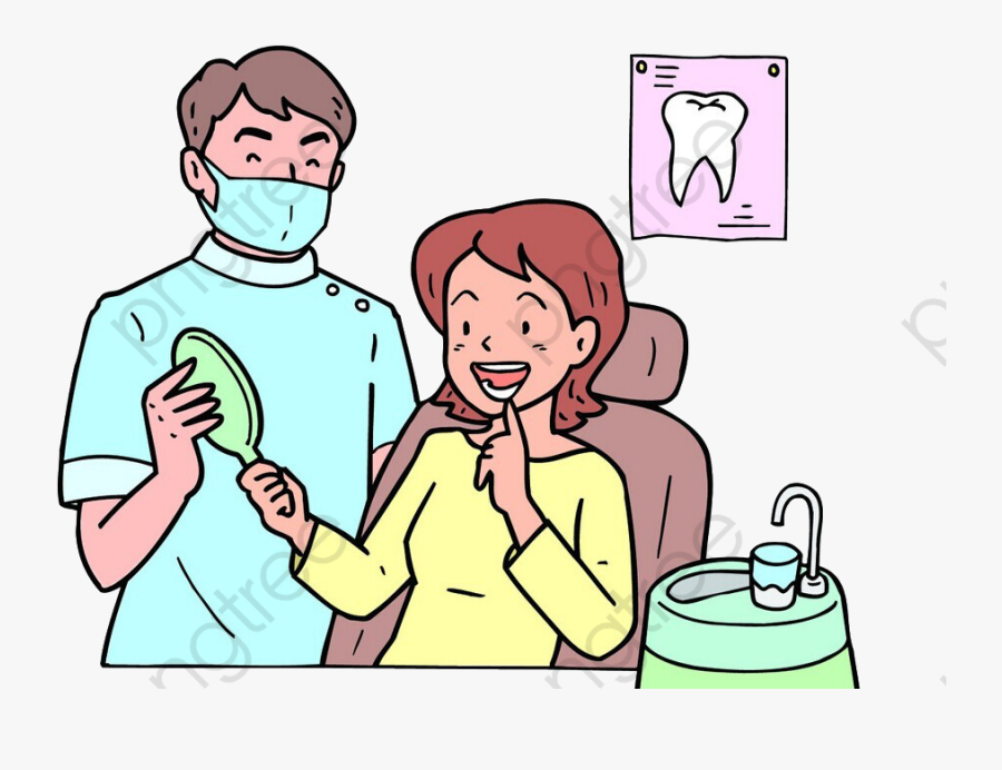 Dentist With Patient - 歯科, Transparent Clipart
